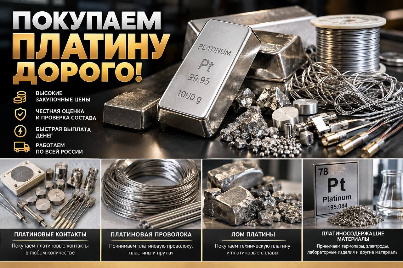 Скупка платины дорого — выгодно продать платину по высокой цене